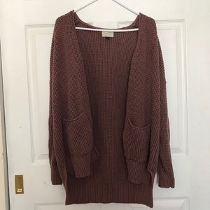 Universal Thread Knit Cardigan With Pockets